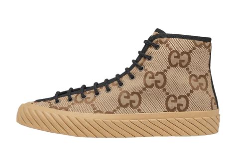 gucci covered wool gg viso beige ebony sneakers|Gucci women's sneakers.